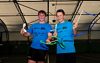 Mid Devon  get ready for action at the opening ceremony  - Photo mandatory by-line: Gary Day/Pinnacle - Tel: +44(0)1363 881025 - Mobile:0797 1270 681 - VAT Reg: 183700120 - 14/06/2014 