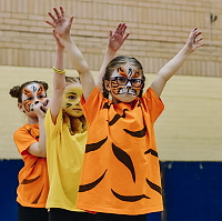 Opening Ceremony during the Devon Winter School Games at Torbay Leisure Centre and Paignton Community and Sports Academy, Paignton, Devon on March 28. - PHOTO: Micah Crook/PPAUK