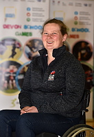 Sporting Champion Anna Mae Cole, during the Devon Winter School Games at Torbay Leisure Centre and Paignton Community and Sports Academy, Paignton, Devon on March 28. - PHOTO: Sean Hernon/PPAUK