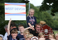 Overall winners West Devon during the South West Youth Games at Simmons Park, Okehampton, Devon on 9 July   - Photo: Dave Rowntree/PPAUK