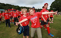 Opening Ceremony Parade during the South West Youth Games at Simmons Park, Okehampton, Devon on 9 July   - Photo: Dave Rowntree/PPAUK