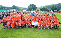 Participants from Torbay during the South West Youth Games at Simmons Park, Okehampton, Devon on 9 July.  - PHOTO: Tom Sandberg/PPAUK