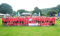 Participants from Teignbridge during the South West Youth Games at Simmons Park, Okehampton, Devon on 9 July.  - PHOTO: Tom Sandberg/PPAUK