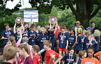 West Devon overall winners,  during the South West Youth Games at Simmons Park, Okehampton, Devon on 9 July.  - PHOTO: Sean Hernon/PPAUK
