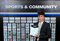 Young PersonÕs Services to Sport, 3rd - Rob Gale (South Dartmoor Community College) during the Teignbridge Sports Awards 2017 at Langstone Cliff Hotel on December 1st 2017, Dawlish, Devon (Photo: Tom Sandberg/PPAUK)