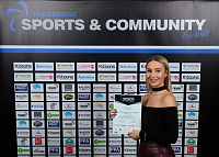 Young PersonÕs Services to Sport, 2nd - Megan Lowe (South Dartmoor Community College) during the Teignbridge Sports Awards 2017 at Langstone Cliff Hotel on December 1st 2017, Dawlish, Devon (Photo: Tom Sandberg/PPAUK)
